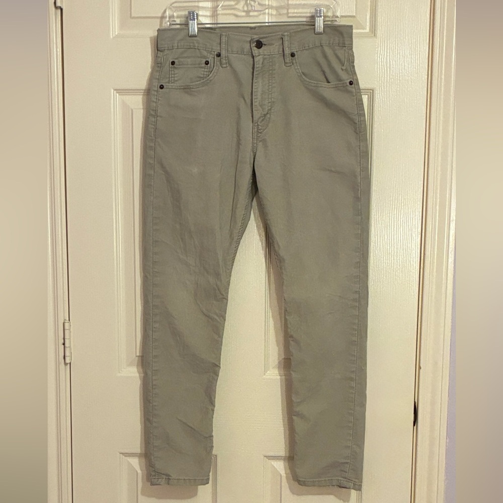 Vintage Levi's 512 Men's White Tab Corduroy Tan Tapered Jeans